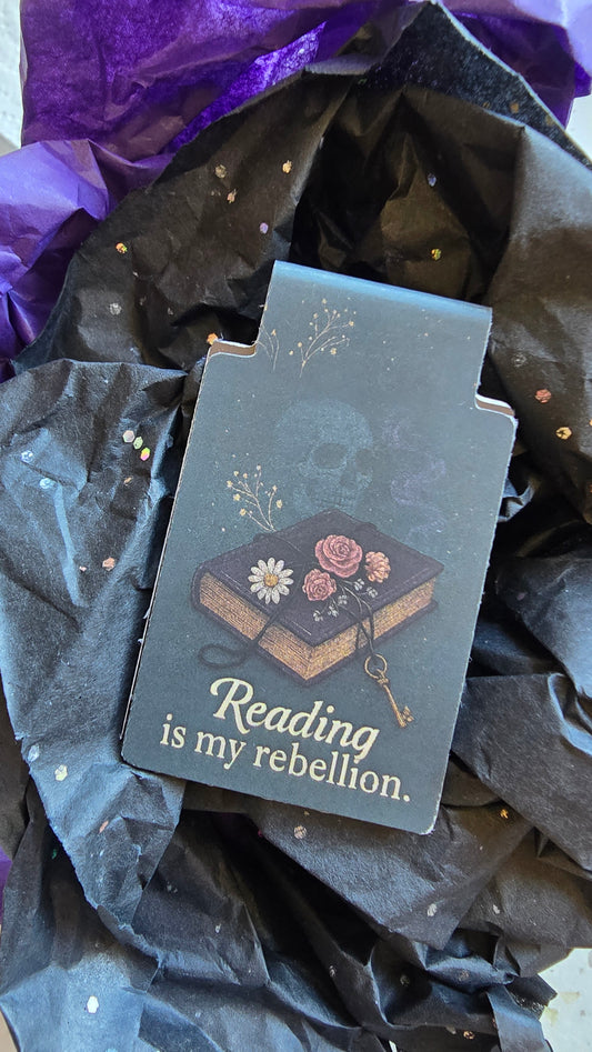 Reading Is My Rebellion - Bookmark